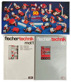 Fischertechnik Grundkasten mit Motor 50+mot1 Art Nr 30134 - Bild 3