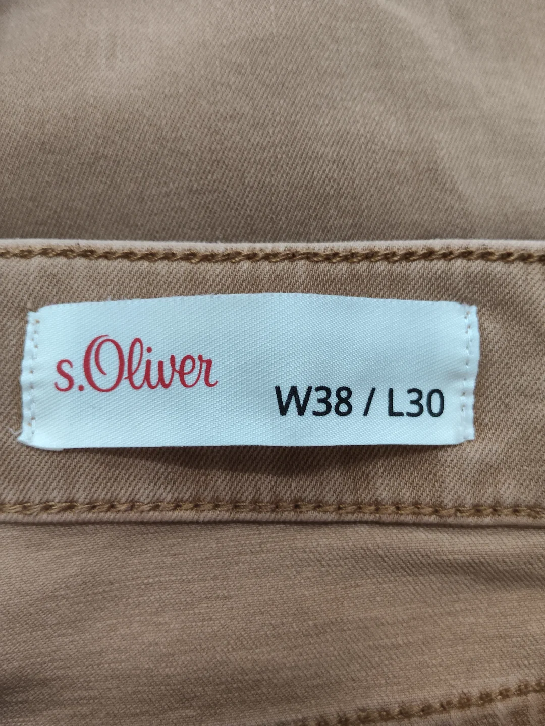 s.Oliver Hose für Damen in Camel, Größe 38 | Herbstlicher Charme – Bild 3