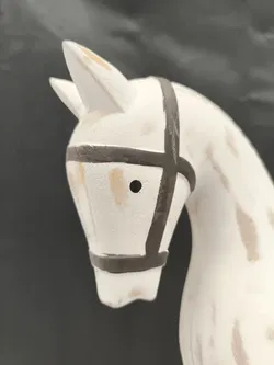 Schaukelpferd für Puppen, Holz, Deko - Bild 2