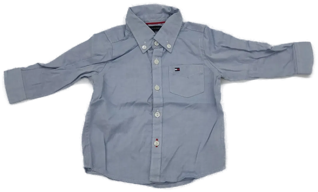 Tommy Hilfiger Babyhemd in hellblau, Größe 9-12 m - Bild 1