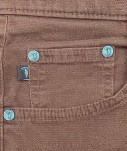 Trussardi Herren Hose braun Gr. UK 30 - Bild 4