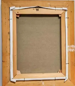 Hermann Ertl Ölbild „Margeritenstrauß im Krug“ mit Goldrahmen 61x51 cm - Bild 3