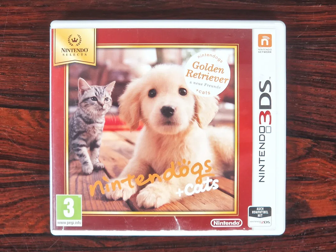 nintendogs + cats - Golden Retriever & Neue Freunde - Nintendo 3DS - Spiel – Bild 1
