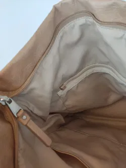 Esprit Damen Umhängetasche hellbraun - 32 x 37 cm - Bild 3