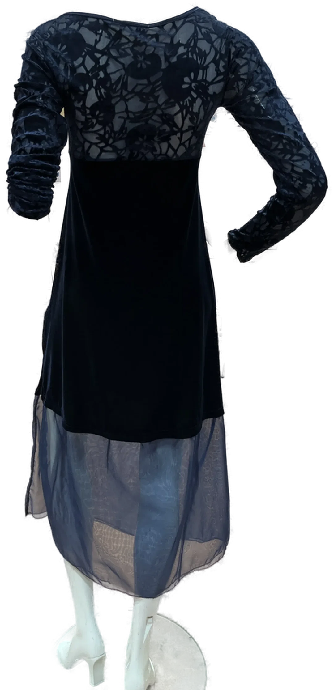 HENNES Kleid blau Gr. 36 – Bild 2