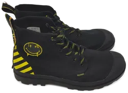 Palladium Schnürstiefeletten Pampa Smiley Change schwarz/gelb - Bild 5