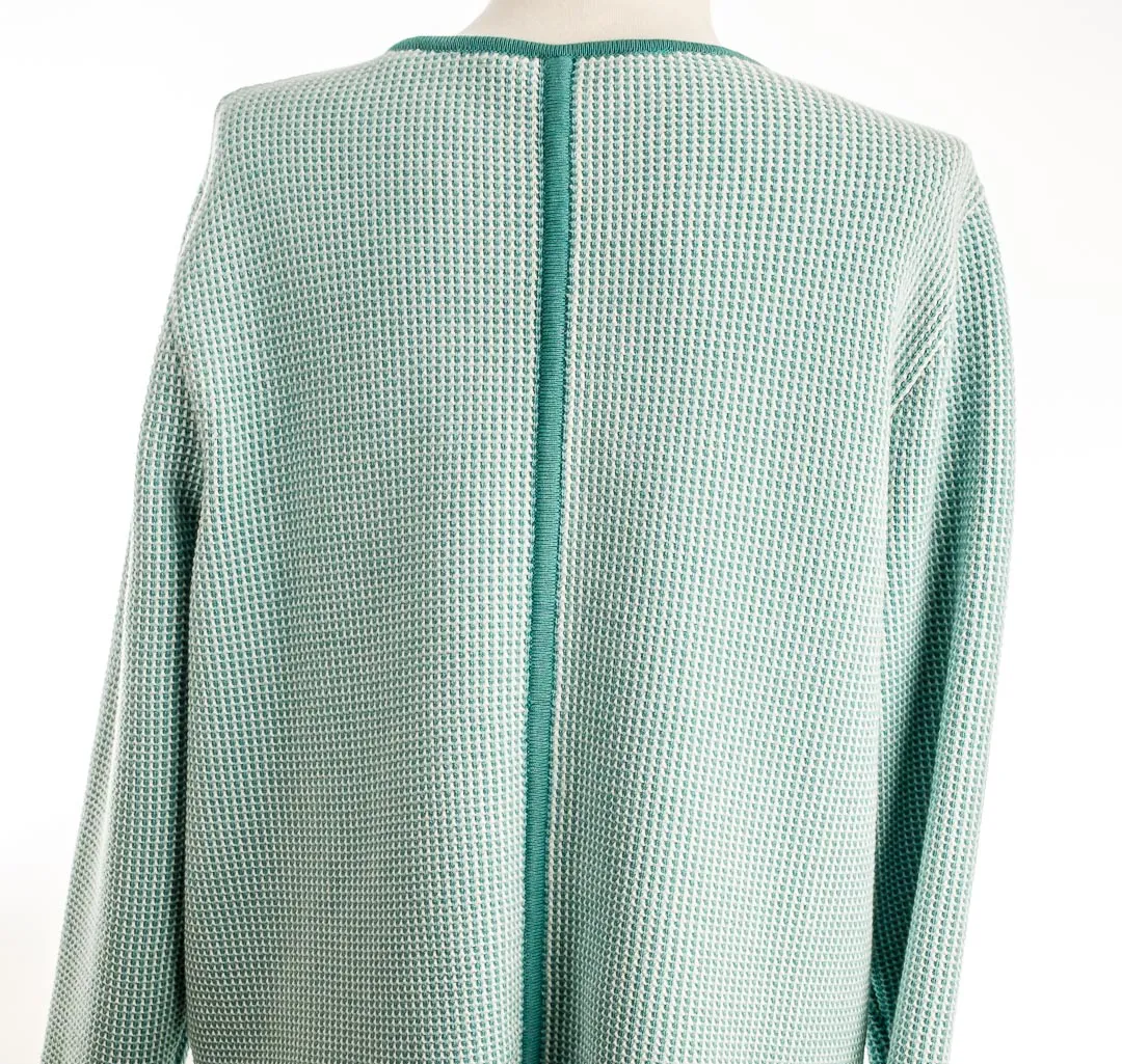 MAERZ Muenchen Strickjäckchen Gr. 36 türkis / weiß – Bild 4