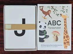 ABC Tieralphabet - Gesellschaftsspiel - VIERUNDFÜNFZIG Illustration - Bild 3