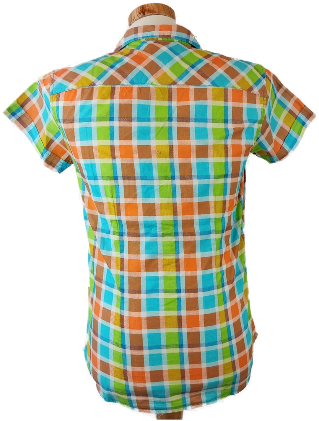 Fishbone Herrenhemd mehrfarbig, kariert - Gr. S (Slim fit) – Bild 3