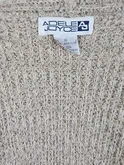 ADELE JOYCE Vintage Damen Weste, beige - Gr. S  - Bild 5