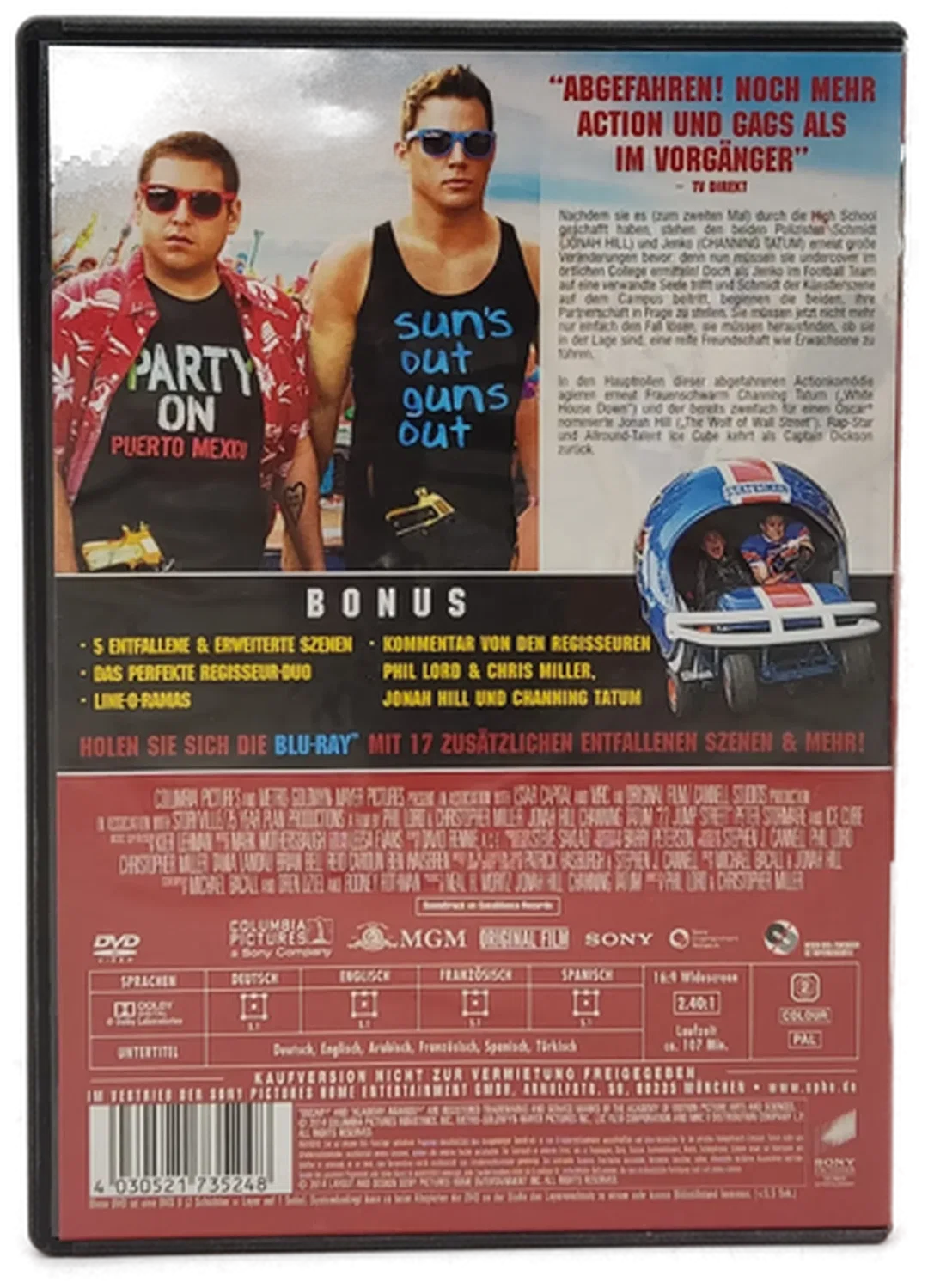 DVD "22 Jump Street" mit Jonah Hill und Channing Tatum – Bild 2