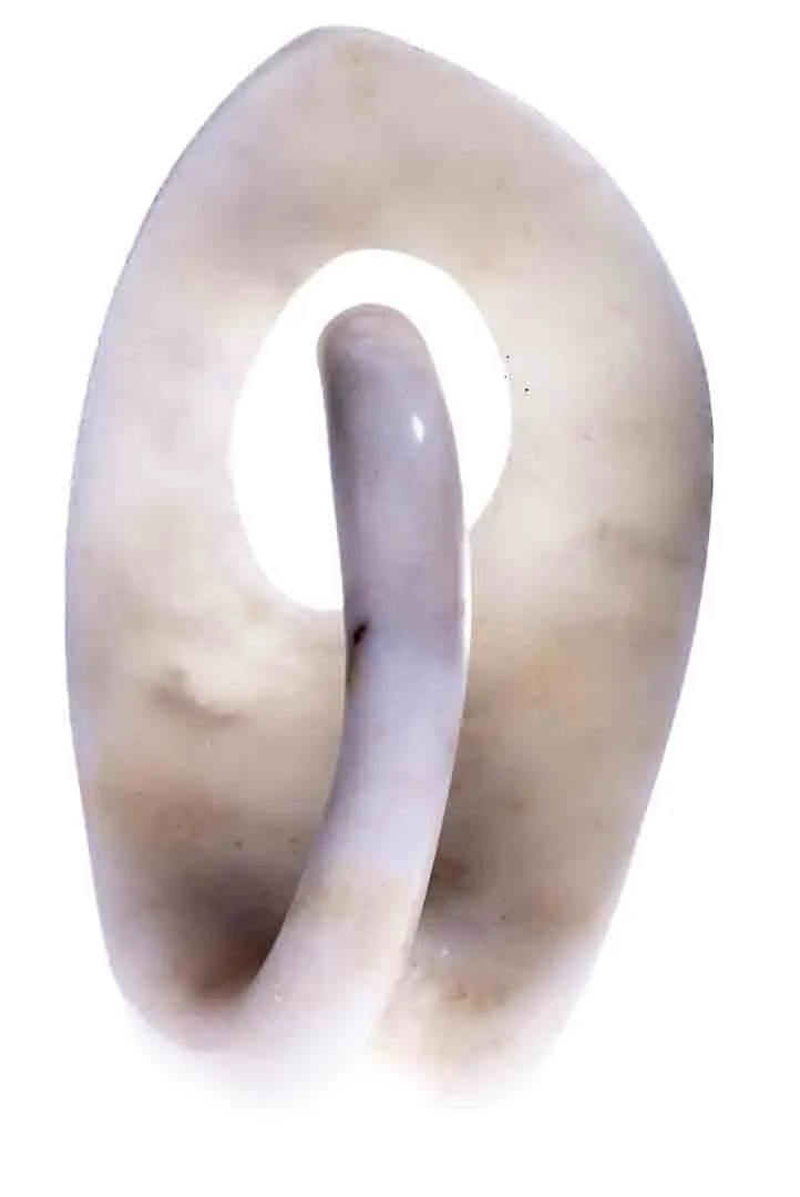 Abstrakte Skulptur aus Alabaster - Bild 3