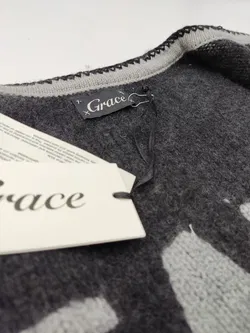 Grace Damen Strickjacke, grau - Gr. M - Bild 4