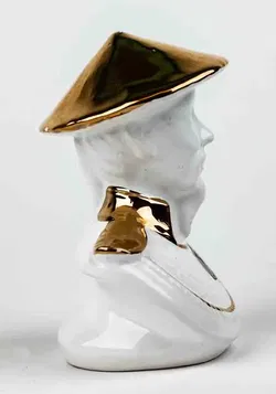  Porzellan „Büste“, Chinesischer Mann - Bild 3