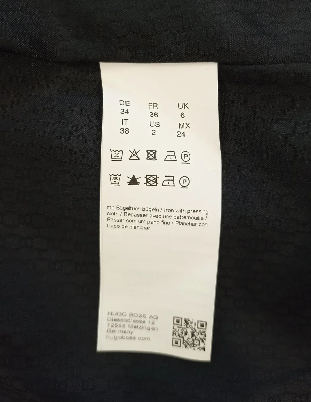 Hugo Boss Damen Blazer Schwarz  – Bild 3