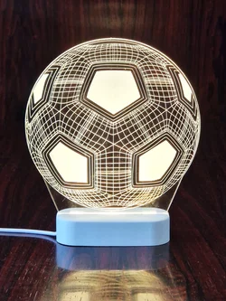 Guangzhou Dragon Spring - U002 - USB LED Nachtlicht - Fußball Motiv / 2W - Bild 1