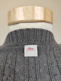 S. Oliver Damen Strickweste grau Gr. 34 - Bild 6