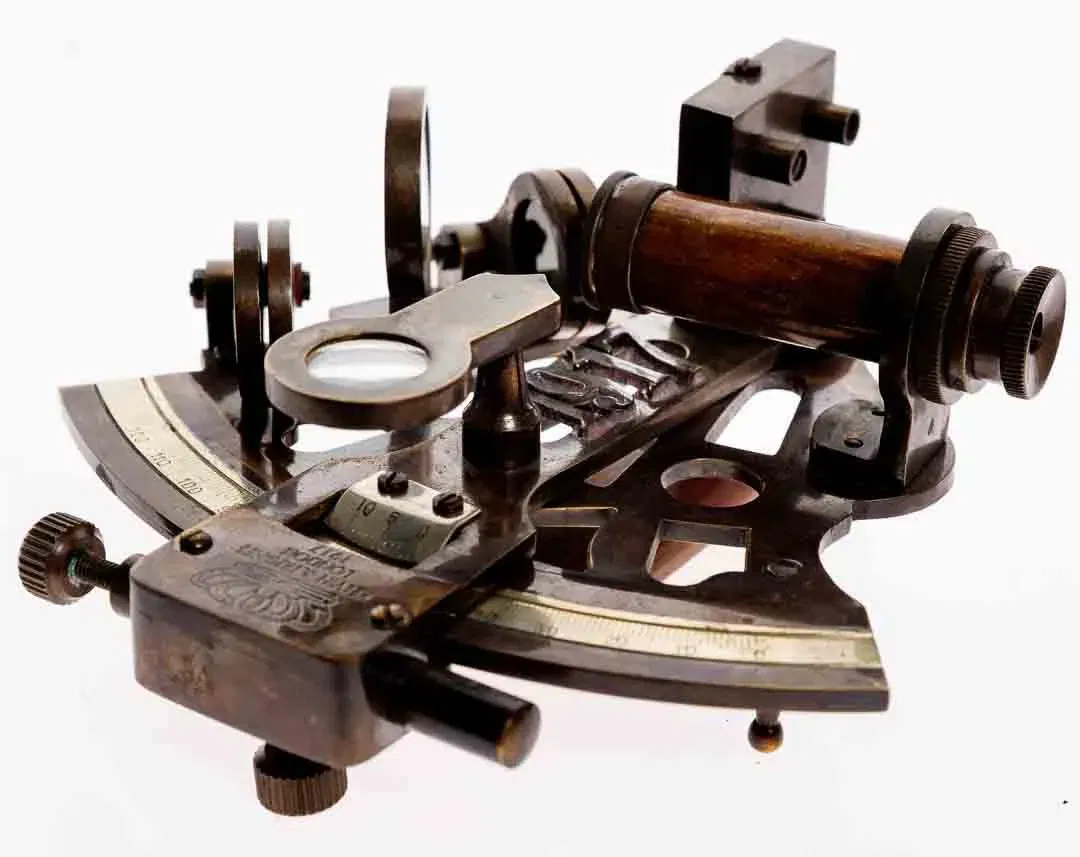 Vintage Wunder der Technik Sextant von Kelvin & Hughes v. 1917 - Bild 2