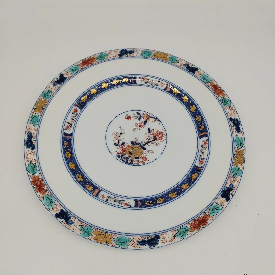 Eleganter Platzteller/Dekoteller A. Raynaud & C – Porzellan mit Charmanten Schönheitsfehlern, Einzelstück - Bild 4