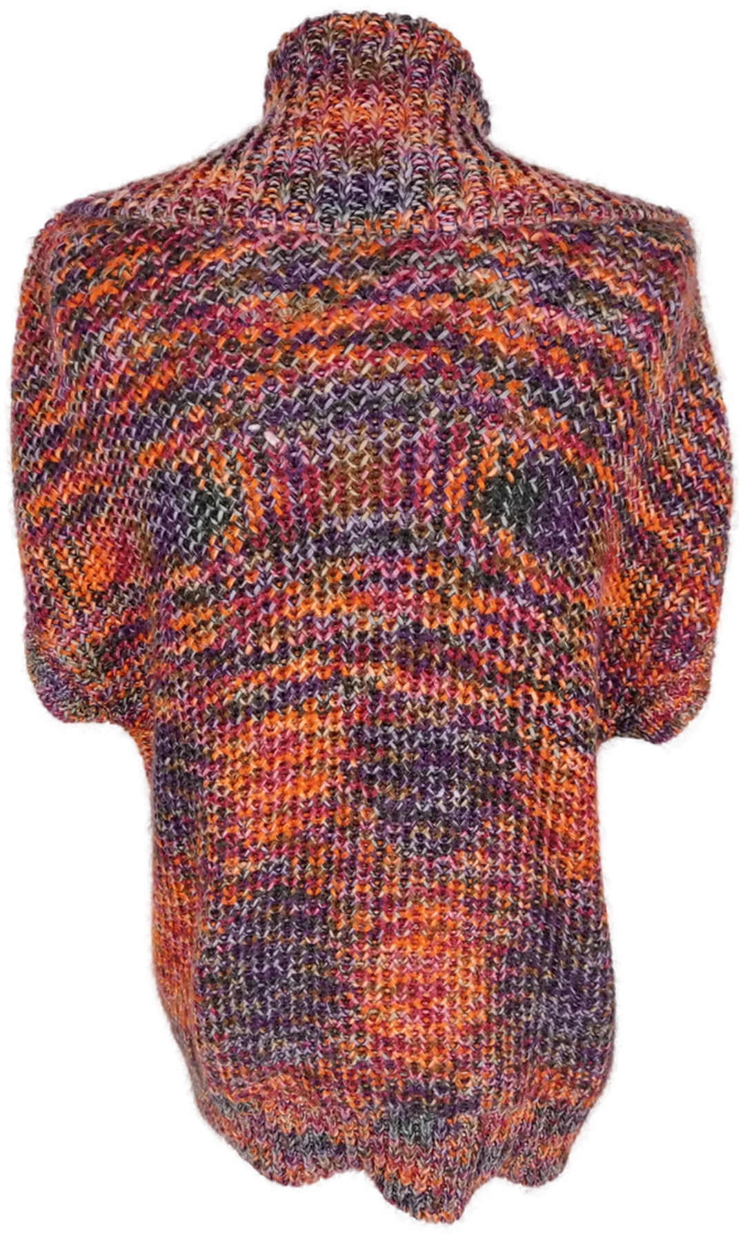 Weste "Outfit Classic", kurzarm mit Kragen, bunt, gestrickt, Größe 46 – Bild 6