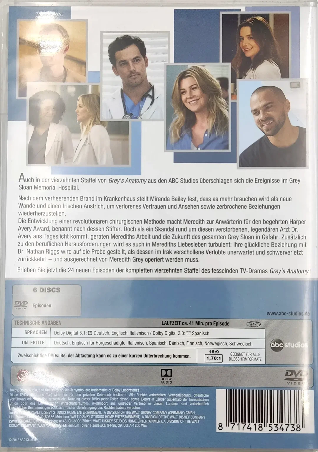 DVD "Grey's Anatomy, Staffel 14" – Bild 2