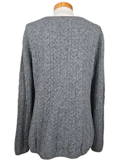 Garnet Hill Damen Pullover (Kaschmir), grau - Gr. M - Bild 3