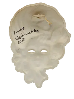 Wandmaske im veneziansichen Stil aus Gips - Höhe ca. 33 cm  - Bild 2