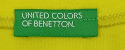 United Colors of Benetton Kindershirt neongelb Gr. M - Bild 3