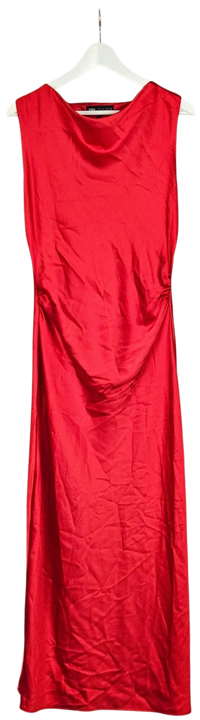 ZARA Damen Maxikleid, rot - Gr. L  - Bild 4