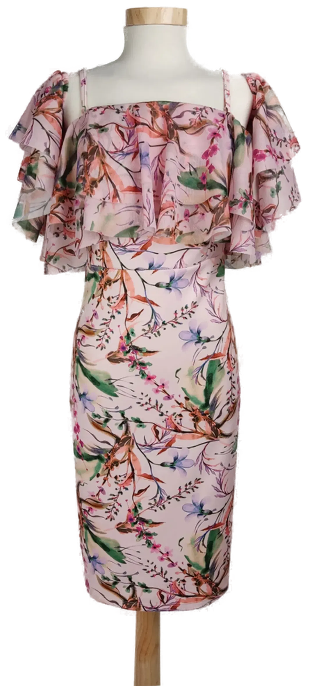 Bodyflirt Damen Kleid rosa geblümt - L/40/42 - Bild 4