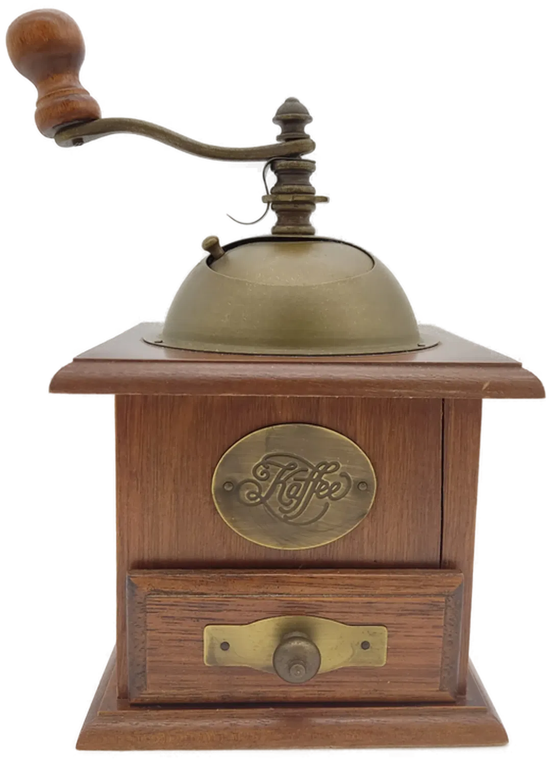 Vintage-Kaffeemühle Holz | Retro-Charme - Bild 1