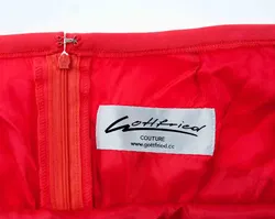 Gottfried Couture Rock, rot, 50cm, Reißverschluss, elegant M-L - Bild 2