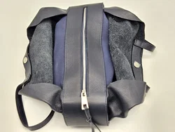 Pelletteria Veneta Damen Ledertasche - dunkelblau - Bild 5