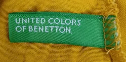 United Colors of Benetton Kindershirt gelb Gr. XS/ECH – Vorschau 3