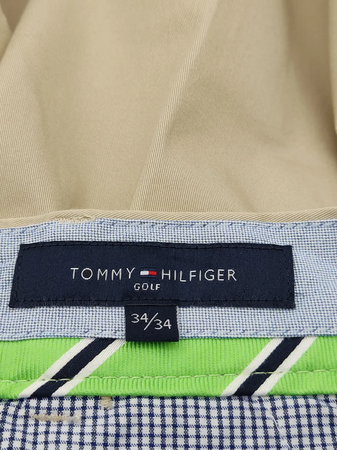 Tommy Hilfiger Golf Herren Hose beige Gr. 34/34 – Bild 2