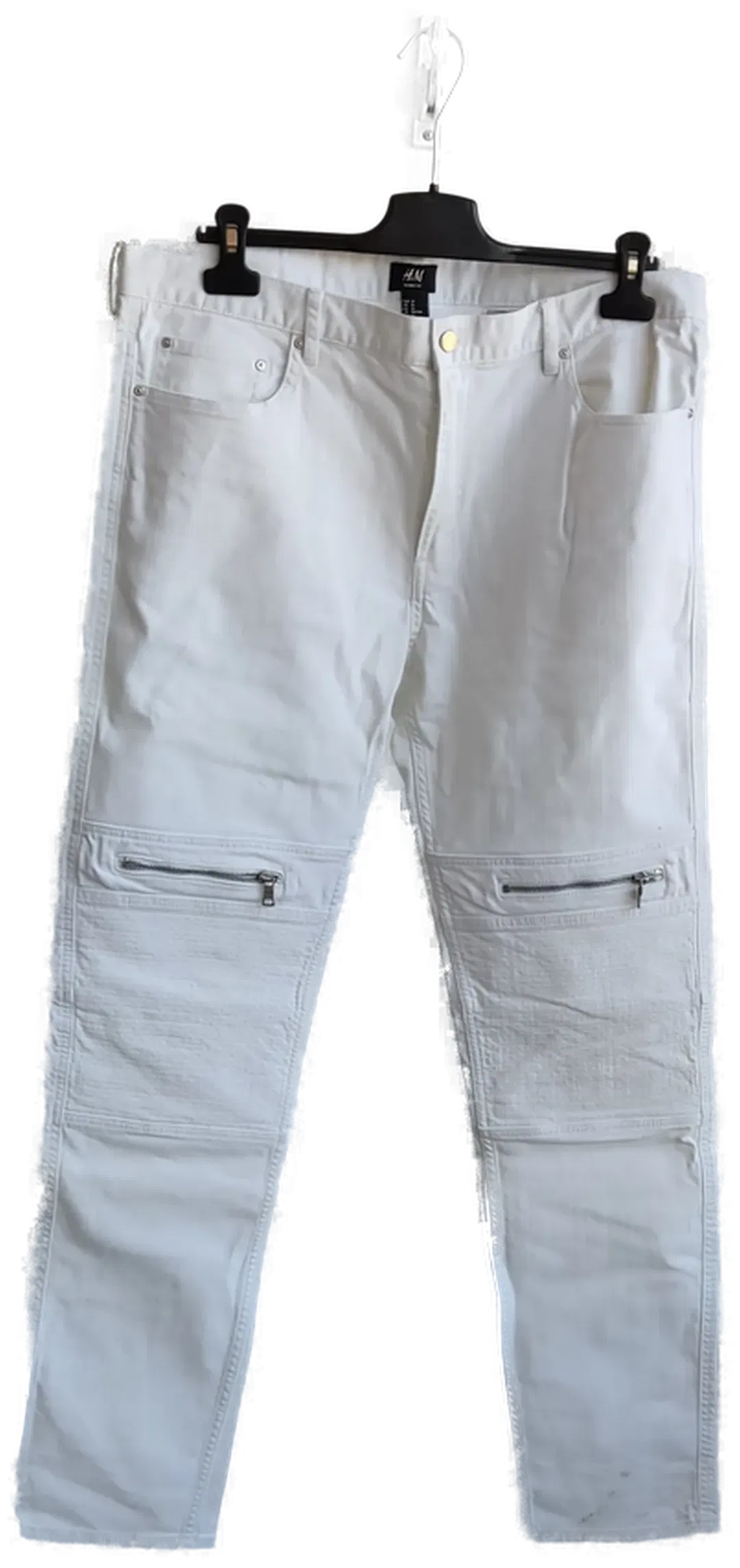 H & M Herrenhose weiß Gr.  W 36 - Bild 3