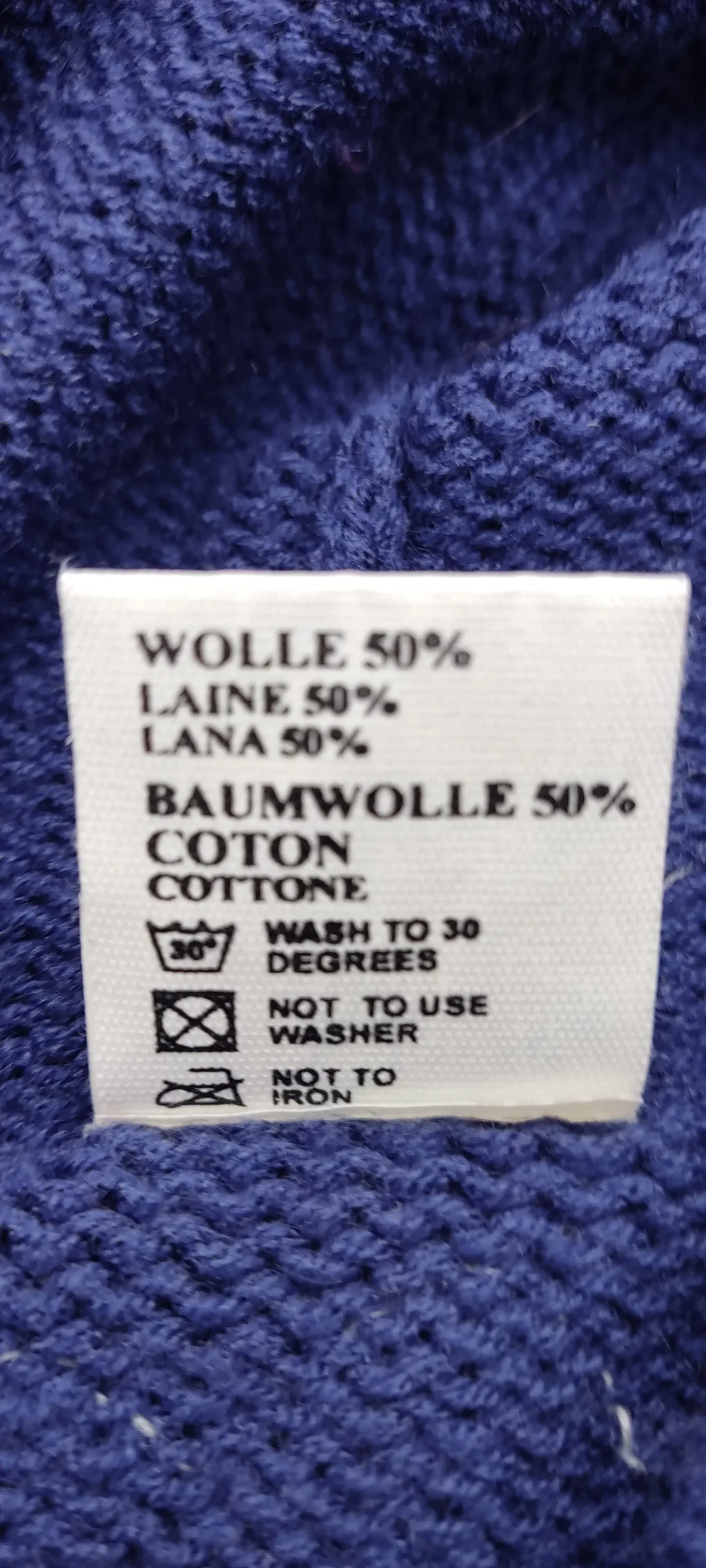 Artesanias Kinder Strickjacke Blau Gr. 6 Jahre – Bild 5