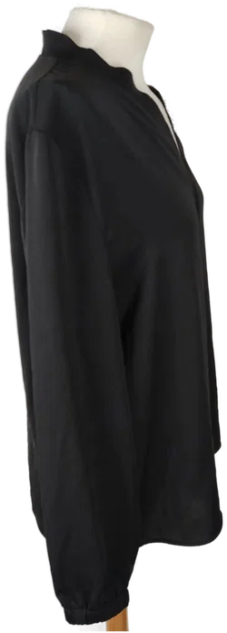 Marc Cain Bluse V-Ausschnitt Unifarben | Wie Neu - Bild 3