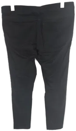 Schwarze H&M Stretch Jeans mit Gummizugbund und Taschen in Größe L - Bild 2