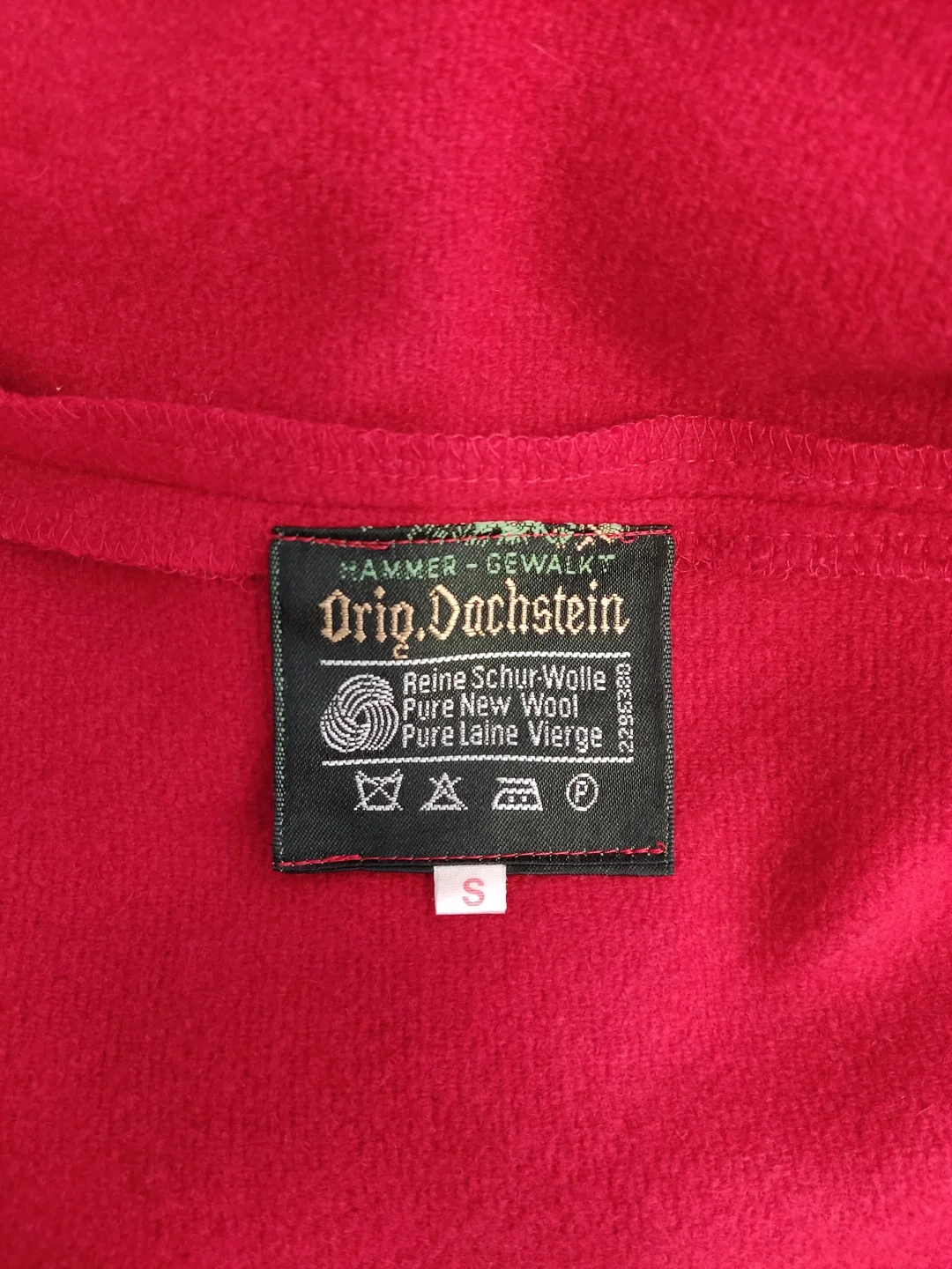 Damen Kaputzenjacke aus reiner Schurwolle GR. S; professionell gereinigt – Bild 4