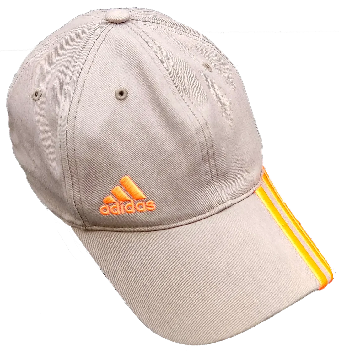 Adidas Schildkappe grau/orange – Bild 2