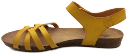 Mustang Damen-Sandalen Kunstleder senfgelb Gr. 40  - Bild 5