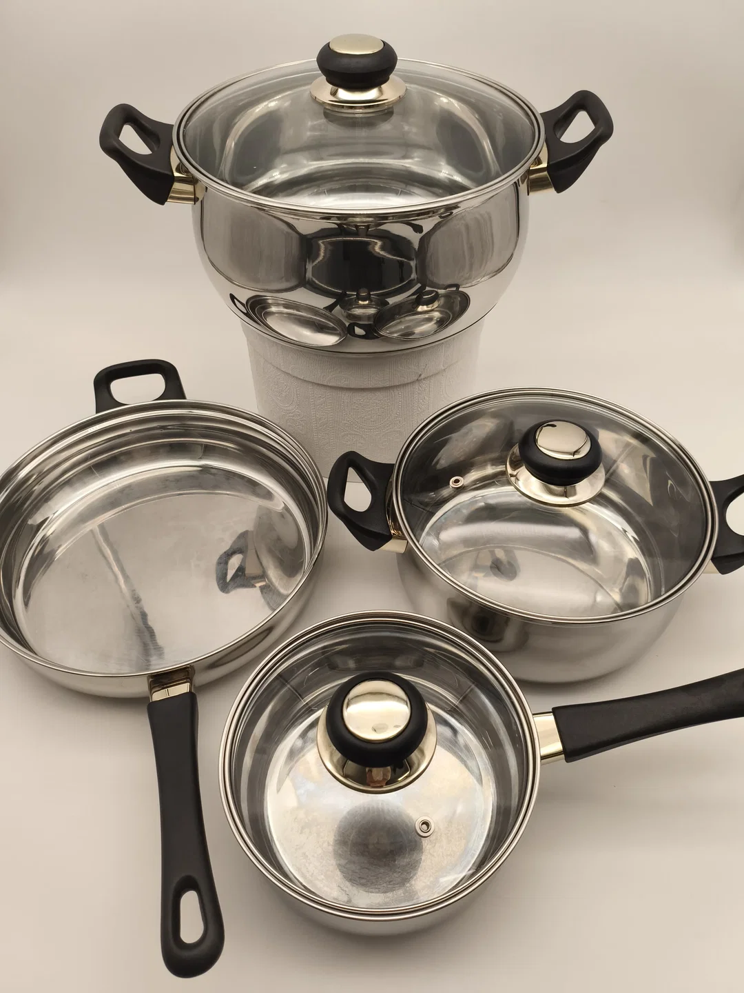  Set Töpfe Edelstahl - Bild 1