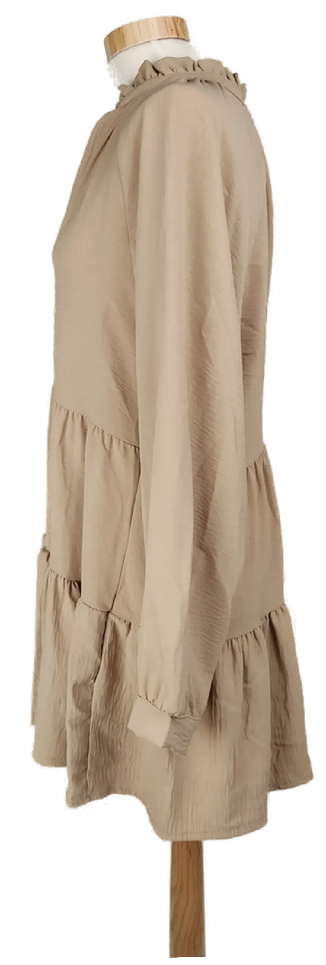 New Collection Damen Minikleid beige - S/M/38 – Bild 3