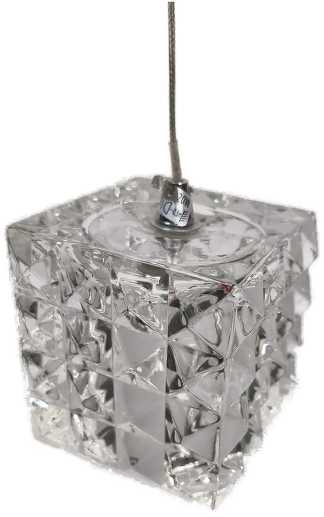 Hängelampe Glaswürfel - Bild 1