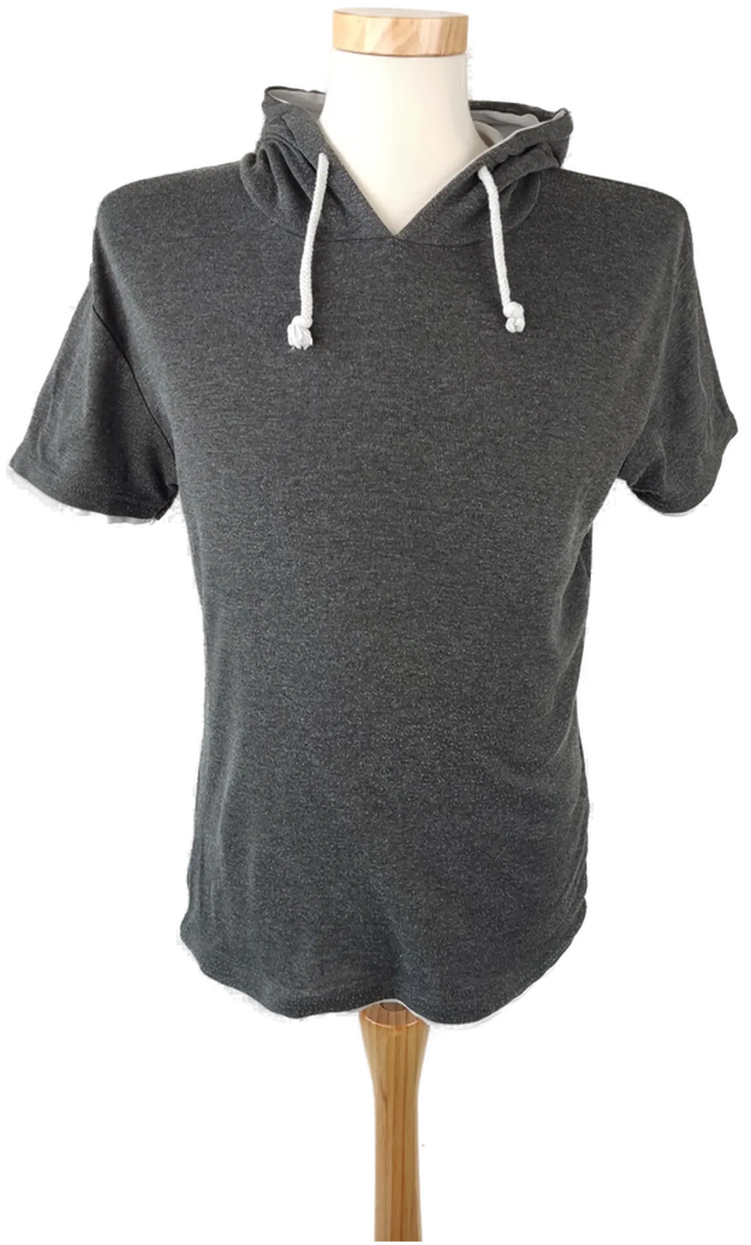 FSBN Herrenshirt mit Kapuze grau - M (Slim fit) - Bild 1
