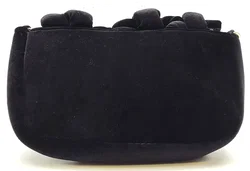 ONLY Samthandtasche schwarz mit geflochtenem Muster  – Vorschau 3