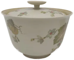 Sorau Carstens Porzellan, Set (Vase und Schale) Blumendekor Vintage - Bild 1