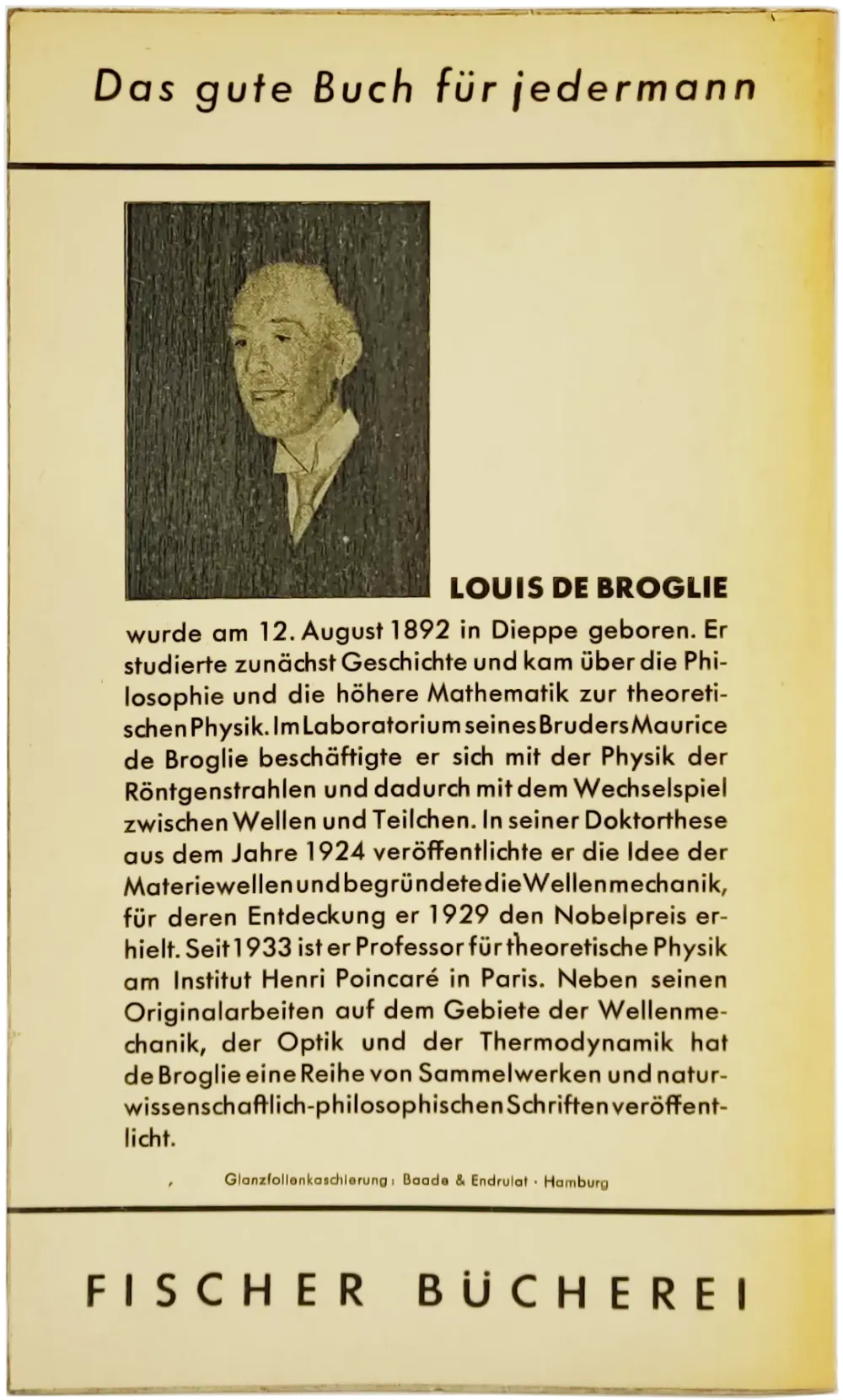 Buch "Licht und Materie" von Louis de Broglie – Bild 2