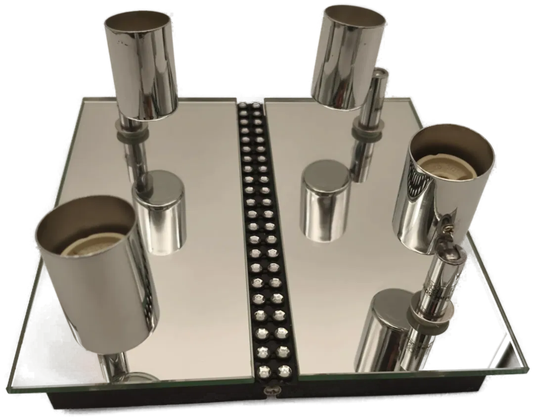 Deckenlampe, Badlampe Spiegel/Chrom - Bild 4